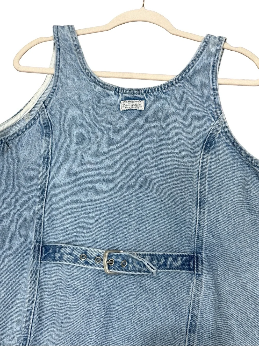 🌟 Levi's Tuli Denim Mini Dress Size Large‎ Blue Jean Dress